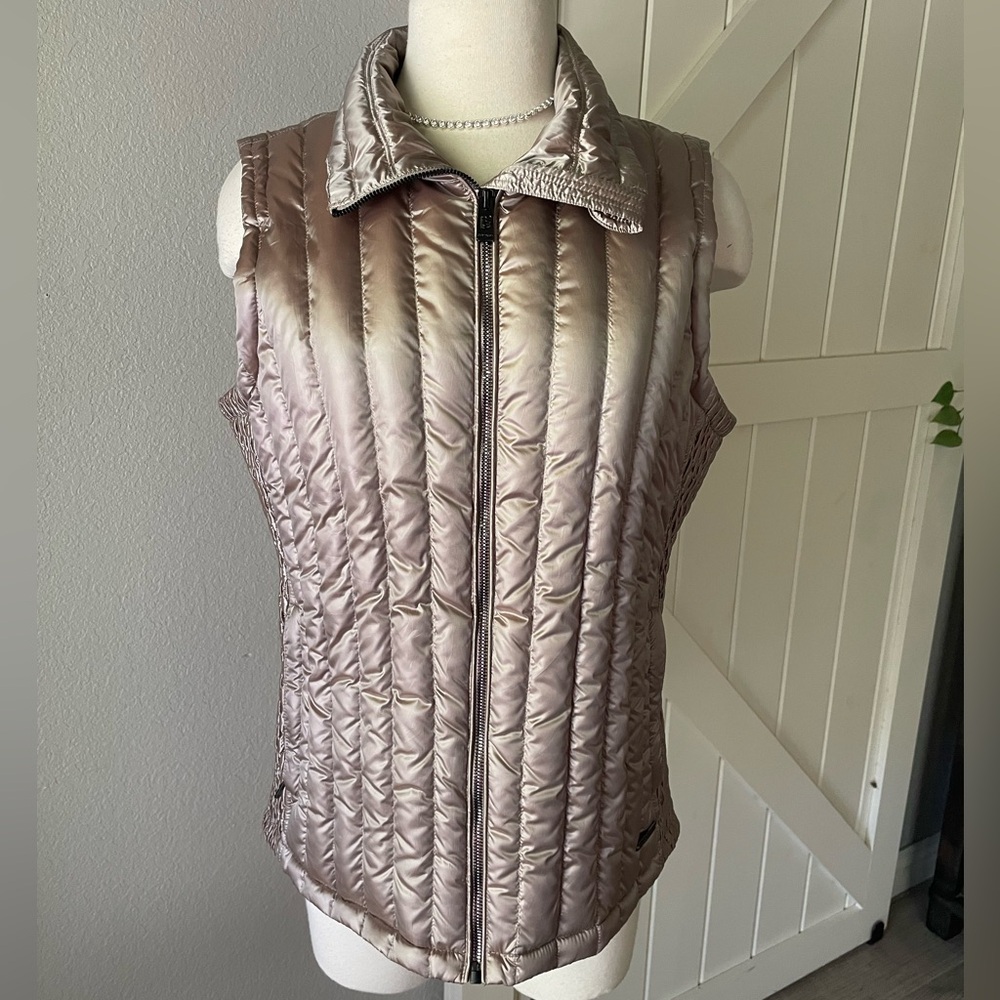 Calvin Klein Mauve Premium Down Performance Puffer Vest
